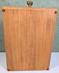 Wooden Folding Box Artists Easel Painting Stand Capt. Jack Rauscher Pirate Ship