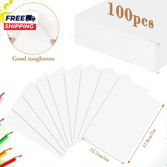 100PCS 5X7 Watercolor Paper Bulk 140Lb/300G Cold Press Thick Water Color Paper P