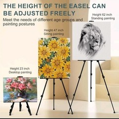 Aroic 17-66 Inch Art Easel Stand And Display Easel For Canvases And Tabletops