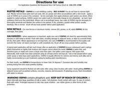 Ospho 605 Metal Treatment, 32 Fl Oz (Pack of 1)