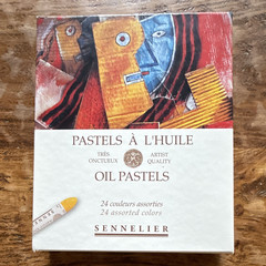 Sennelier Oil Pastels Set 24 Assorted Colors Open Box Unused