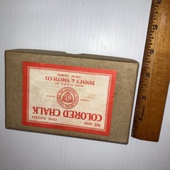 Vintage Binney & Smith Co. Gold Medal Colored Chalk Pastels No 406 – One Dozen