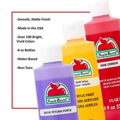 Apple Barrel Acrylic Paint in Assorted Colors 8 Ounce 20403 White