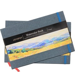 Watercolor Pad 2 Pack 5.5×8.5″ 76 Sheets Total 110 lb Acid-Free Paper