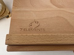 7 Elements Wooden Art Supply Organizer