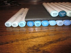 28- LOT~COPIC SKETCH MARKERS ~B & BG SERIES~JAPAN~WHOA!!