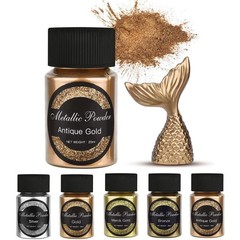 20ml Metallic Pearl Pigment Dye Gold Silver for UV Resin Epoxy Jewelry DIY