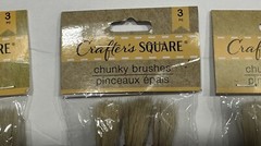 Crafter’s Square 9 Chunky Artists Paint Brushes – Lot 3 Pkg of 3 NEW