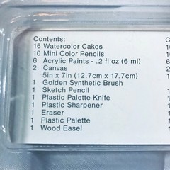 Art Set 41 Pieces Mixed Media Paints Pencils Drawing Crafting Studio 71 Sealed