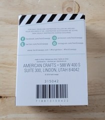 Heidi Swapp MINI TEAL PACK Lightbox Letter Inserts Lot of 2 (100 Inserts)