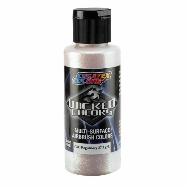 Createx Wicked Colors Hot Rod Sparkle Green W424 2oz Airbrush Paint