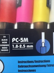 Uni POSCA PC-5M Water-Based Paint Markers (8 Pack) 1.8-2.5mm – Brand New
