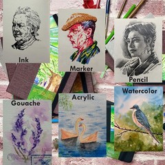Watercolor Journal Sketchbook Cotton Paper Travel Art Notebook