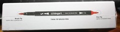 New SEALED KingArt 445-48 PRO Dual TIP Brush & Fine Tip PENS 48 Colors!