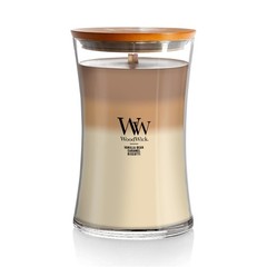 WoodWick Café Sweets Trilogy Holiday Candle Gifts for 21.5oz,