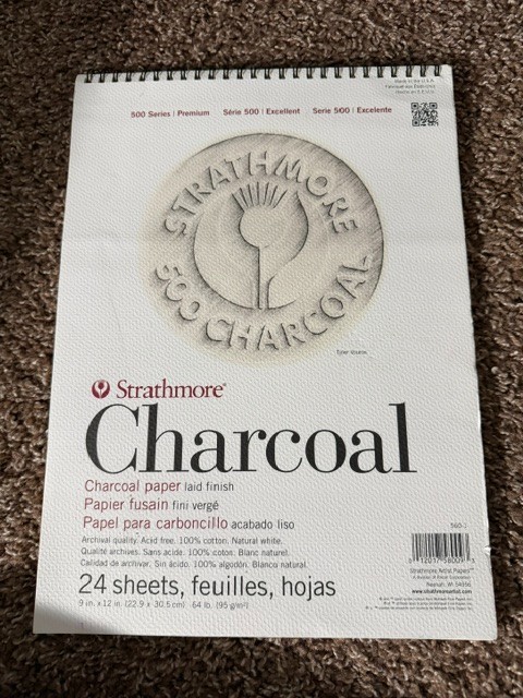 Strathmore Series Charcoal Pad, 12×9, 24 Sheets 95g
