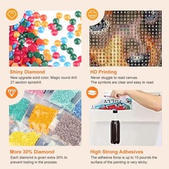 Anuver Dog Full Drill Diamond Art Kits for Beginner, DIY Medium, Multicolor