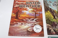 Walter T. Foster Lot of 4, Weather 155, Oil 162, Indians 120, Acrylics Yates 200