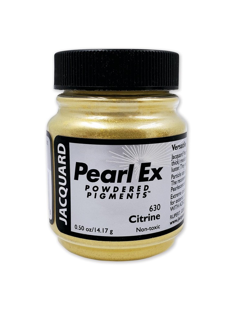 Jacquard Pearl Ex Pigment Powder 0 5 oz Citrine Loose Mica Powder Epoxy Resin