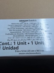 Amazon Basics Watercolor Pad for Beginners, Artists, Adults and Students