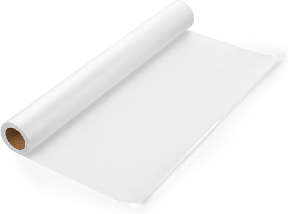 Tracing Paper Roll 17in x 25yd, White Trace Paper Pattern Paper Translucent T…