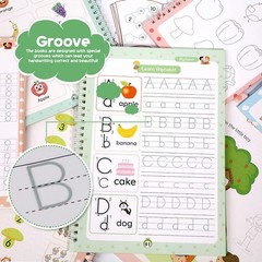 Magical Handwriting Workbooks Handwriting Practice Copybook Aid Magic Pen Reu…