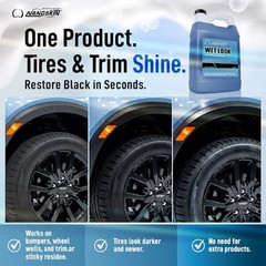 WET LOOK All Season Dressing 1 Gallon – Exterior Rubber 128 Fl Oz (Pack of 1)