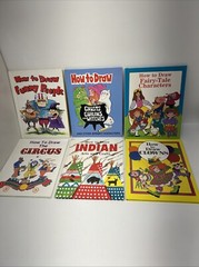 How To Draw Hardcover Books By Water Mill Press 1981-1992 (Lot Of 6) Excellent