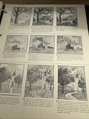 FAMOUS ARTISTS PAINTING COURSE ~ 1953 ~ 3 Cloth Vintage Binders ~ Excellent