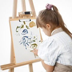 2 Pack 11.8X17.7 Drawing Boards, Sketch Boards with Sturdy Clip and Rubber Bands