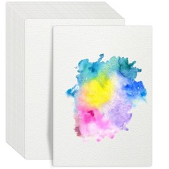 120 Sheets Water Color Paper, 8.5 x 11, 230 GSM Thick Cold Press, Bulk Art Pad