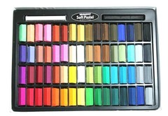 MUNGYO Soft Pastel 64 Color Set Square Chalk (US English Version)