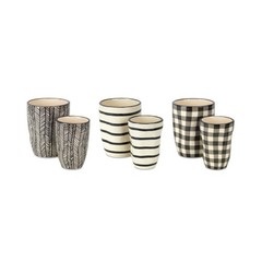 Pot (Set of 6) 2.75″D x 4.25″H, 3.75″D x 5″H Dolomite