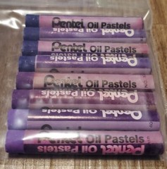 Pentel Oil Pastels 45 pc Some Duplicates Never Used Loose No Box 14 Colors