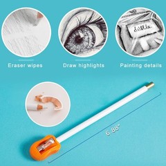 6PCS Eraser Pencil Set for Artists Sketching Charcoal Drawing Detail Highlight T