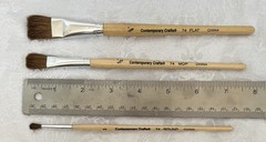 Contemporary Crafts Paint Brushes Lot of 11 Various Sizes • Art Painting Crafts