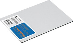 Legion Artist Panel, 1/8″ Composite Brushed Aluminum with Aqua Coldpress White,