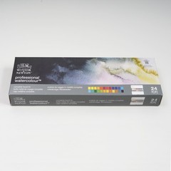 Winsor Newton Professional Watercolour Complete Travel Tin – 24 Half Pans 190553