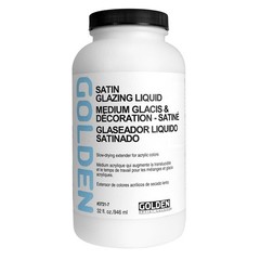 Acrylic Medium Glazing Liquid Satin Finish 32 Oz