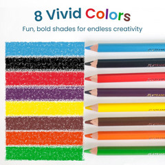 Colored Pencils for Toddlers 3-4 Years – Kids Pencils for Beginners, Toddlers an