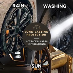Matte Black Rim Touch Up Paint, Efficient Wheel Paint Pen for Metal, Also Match