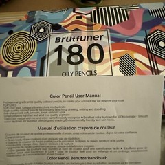 180 Brutfuner oil based colored pencils NEW shipping included
