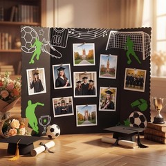 Soccer Senior Night Gifts 48 x 36” Large Trifold Poster Board Graduation Pho…