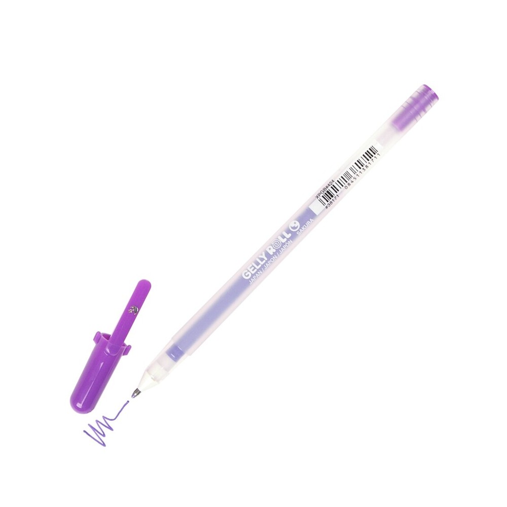 38171 Sakura Gelly Roll Moonlight 10 Gel Pen, Purple, 1.0mm, Box of 12