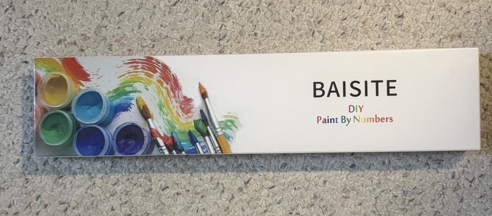 BAISITE DIY Paint by Numbers for Adults 16×20 Canvas BSC003 New