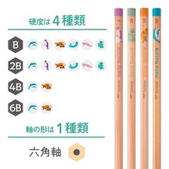 Tombow Pencil Writing Pencils, 4B, Red Panda Design, 1 Dozen (KB-KHNLP2-4B)