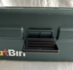 ARTBIN Green Artist Supplies Storage Case w/ DIVIDER TRAY Drawing Painting Bead
