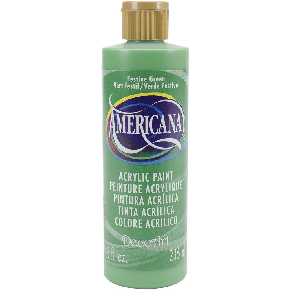 DA227-9 Americana Acrylics, 8-Ounce, Festive Green
