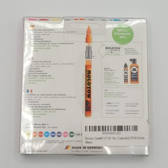 Molotow ONE4ALL Acrylic Paint Marker Set 10 Colors Refillable High Opacity NEW