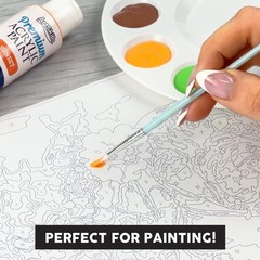 Custom Paint by s Canvas Paper for Kids and Adults 8.5×11 Inch 20 Sheets